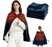 Couverture Chauffante Usb, 100 X 70 cm Plaid Chauffant, Couverture Chauffante éLectrique, Plaid Chauffant éLectrique Lavable en Machine, Electric Blanket pour La Maison, Le Bureau Et Le Camping