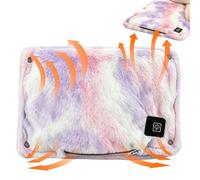 Couverture chauffante USB 3 réglages de chaleur pour la taille et le ventre | Coussin chauffant USB en peluche imitation lapin 60 x 30 cm avec 3 réglages de chaleur et 10 W de puissance ; chaleur