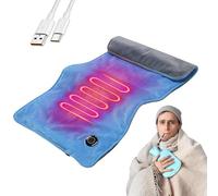 Couverture chauffante USB, couverture chauffante électrique USB, Couverture avec 3 réglages de chaleur, Enveloppement chaud, couverture rapide pour la maison, le camping, l'extér