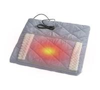 Couverture Chauffante USB Portable - Coussin Chauffant Doux Et Rapide, é Électrique, Design Matelassé Compact, Réchauffeur D'hiver | Accessoire De Chauffage Pour Genoux, Pour Chaise De Bureau, Cana