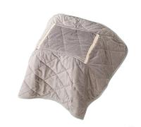 Couverture chauffante USB pour les genoux 81,3 x 61 cm, conçue pour une chaleur réactive lorsque vous êtes assis au bureau ou sur le canapé (gris)