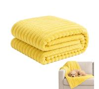 Couverture Chien Canapé Tapis de Repos imperméable Chaud Lavable en Machine | Espaces De Repos Couverture Animaux Familiers Convient aux petites moyennes grandes races animaux refuge lit chenil Jaune C