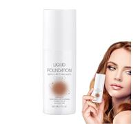 Couverture complète du maquillage liquide - base de fondation finale mate, visage de contrô de l'huile nourrissant | Hydratant une couverture impeccable à l'usure longue, un correcteur de fond de te