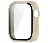 Couverture complète sans empreintes digitales PC Bumper Case Clear Relief Glass Effect Resistance Thin Shell Watch Fit 4 Full Protective Case