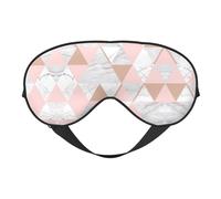 Couverture confortable à imprimé marbre rose et doré pour toutes les occasions, bloque la lumière, idéal pour le camping, les quarts de travail, bloque bien la lumière