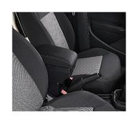 Couverture console centrale voiture Pour Opel pour Corsa D Accoudoir de voiture Boîte rangement Intérieur modifié USB intérieur Accessoires(Noir,B2)