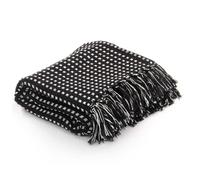 Couverture Coton à Chevrons 220x250 cm Gris Chaise Canapé Lit Décor vidaXL