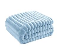 Couverture Couvertures Super Douces Et Confortables for Femmes, Jolie Couverture Polaire Chaude for l'hiver Plaide(Blue,180x200cm)