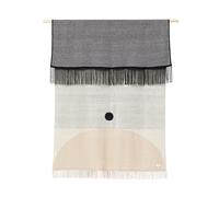 Couverture crème de motifs Aymara 190x130cm LxH 190x130cm