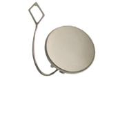 Couverture Crochet Remorquage Pare-Chocs pour VW pour Sagitar 2012-2014 Barre De Pare-Chocs Avant Plaque Protection pour Attelage Remorquage(Or)