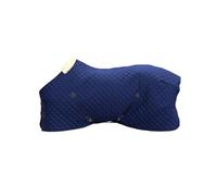 Couverture d’écurie - 600D - 155 cm / 6'9 - Fourrure de lapin vegan - Navy