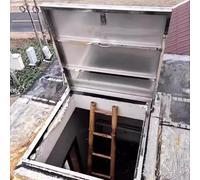 Couverture d'accès pour fenêtre de toit 17 x 17 26 x 26 36 pouces - Plaque de sécurité en acier et grille d'aération pour entretien grenier personnalisé (90 x 90 cm)