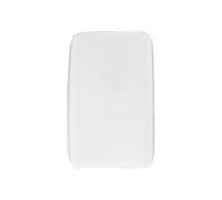 Couverture D'accoudoir De Console Centrale Anti-rayures Résistant À L'usure Accoudoir Boîte Protecteur Modification Décor Pour Tesla Pour Modèle 3/Y(Plain White)