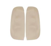 Couverture d'accoudoir Panneau Porte pour Fiat Ulysse (179) 2002-2011,Housse D'accoudoir de Panneau de Porte Avant en Cuir Microfibre Résistant aux Rayures,C-Beige-2pcs
