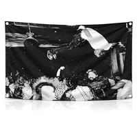 Couverture d'album Playboi Carti en polyester de 0,9 x 1,5 m, drapeau simple face avec 4 œillets en laiton - Bannière de musique esthétique et décorative - Drapeau adapté pour décoration intérieure et