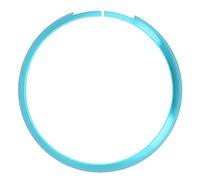Couverture D'anneau de Porte-clés, Akozon Aluminium Intelligent Couverture de Garniture de Jante D'anneau de Porte-clés Remplacement pour Mini R55 R56 R57 R58 R59 R60(Bleu Ciel)