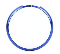 Couverture D'anneau de Porte-clés, Akozon Aluminium Intelligent Couverture de Garniture de Jante D'anneau de Porte-clés Remplacement pour Mini R55 R56 R57 R58 R59 R60(Bleu Marine)