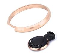 Couverture D'anneau de Porte-clés, Akozon Aluminium Intelligent Couverture de Garniture de Jante D'anneau de Porte-clés Remplacement pour Mini R55 R56 R57 R58 R59 R60(Champagne)