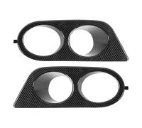 Couverture d'antibrouillard Compatible Avec BMW Pour E46 M3 2001 2002 2003 2004 2005 2006 Cache-phares Antibrouillard Pare-chocs Avant Double Trou Accessoires Automobiles(Carbon fiber)
