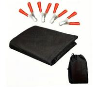 Couverture d'auvent de Camping-Car, auvent de Porte arrière Fourgon Protection Solaire avec Clips adapté à la Plupart des hayons Camping-Car, Porte 69x44 Pouces