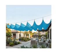 Couverture d'auvent de Remplacement en PEHD, Bloc UV réglable, Couverture de Remplacement de Protection Solaire à 90% for Cour de tonnelle(W1.2*L18m/W3.93*L59.05ft)