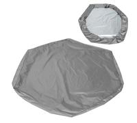 Couverture de bac à sable, hexagonale, pour bac à sable et jouets de sable, étanche, couverture de piscine avec cordon de serrage pour le jardin en plein air