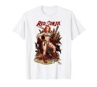 Couverture de Bande dessinée Rouge Sonja Frank Cho Hyrkania Queen Warrior T-Shirt