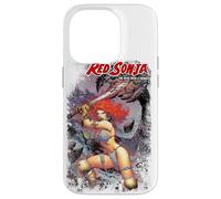 Couverture de Bande dessinée Sonja Jim Lee Rouge She-Devil Sword Queen Warrior Coque pour iPhone 14 Pro