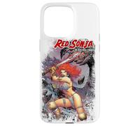Couverture de Bande dessinée Sonja Jim Lee Rouge She-Devil Sword Queen Warrior Coque pour iPhone 15 Pro Max