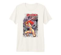 Couverture de Bande dessinée Sonja Jim Lee Rouge She-Devil Sword Queen Warrior T-Shirt Haut de Gamme