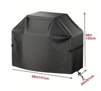 Couverture de barbecue 147 CM x 61 CM Couverture de barbecue pour Weber Genesis II Series Heavy Duty&Waterproof,Polyuréthanecover cover for Weber Genesis E-330, E-310, S-310