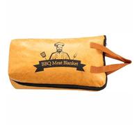Couverture de barbecue pour le repos de la viande, couverture isolante à large ouverture pour fumoir, griller, sac de repos isotherme avec fermeture éclair, réutilisable pour fête de pique-nique (38 x