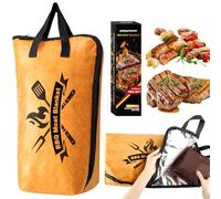 Couverture de barbecue pour reposer la viande, fumoir, accessoires de barbecue, outil de barbecue réutilisable pour papa, sac de repos avec large ouverture pour grande poitrine, bœuf, dindes