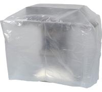 Couverture de barbecue transparente de haute qualité de Naturn Living - 60 x 60 x 125 cm - durable, résistante aux intempéries et protectrice - Couverture de barbecue