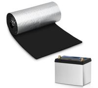 Couverture de batterie de 5 mm 101,6 x 17,8 cm pour isolation de batterie de véhicule dans les voitures, camping-cars, camions et camping-cars (1 pièce)