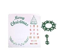 Couverture De Bébé À Thème Noël Nouveau-nés Enveloppe Serviette Photographie Tissu Record La Croissance L'enfant Couverture Infantile Lavable