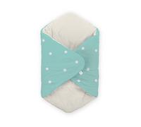 Couverture de berceau aqua accessoire pour poupée bleu TU