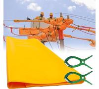 Couverture de blindage EVA, panneau d'isolation électrique, couverture d'isolation électrique haute tension(10kv,30x30cm)