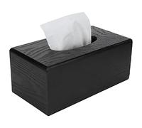 Couverture de boîte de soie en bois, boîtier de serviette avec glissade de tissu de style élégant élégant recharge facile pour le salon de l'hôtel à la maison
