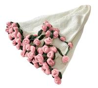 Couverture de bouquet de fleurs 1 ensemble 27, 6 pouces douce et légère élégante couverture bouquet roses pour la fête des mères un anniversaire la Saint-Valentin inachevée