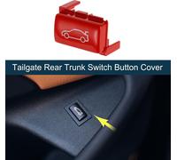 Couverture De Bouton De Commutateur De Coffre Arrière Pour Bmw Série 1 2 3 4 5 6 7 X1 X3 Z4 E81 E82 F22 F23 E90 Trim De Coffre Imperméable À L'Eau Avec Adhésif rouge