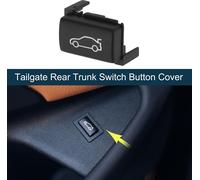 Couverture De Bouton De Commutateur De Coffre Arrière Pour Bmw Série 1 2 3 4 5 6 7 X1 X3 Z4 E81 E82 F22 F23 E90 Trim De Coffre Imperméable À L'Eau Avec Adhésif Noir