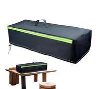 Couverture De Brasero Extérieur - Protecteur En Tissu Oxford Avec Bandes Lumineuses,Couverture Rectangulaire Pour Table De Feu | Pour Jardin Cour Jardin Arrière Ferme Chemin Avenue d'Ac