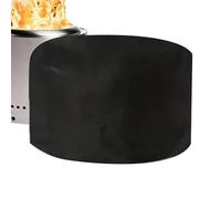 Couverture de brasier, couverture de brasier au propane, couvertures de brasier rondes imperméables 210D résistantes, protection coupe-vent pour cheminée d'extérieur, couverture de feu de camp pour