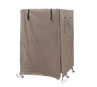 Couverture de Cage à Oiseaux pour Perroquet, Abat-Jour Chaud, Coupe-Vent, Résistant à la Pluie, au Soleil, pour Perruche, Perroquet, Calopsitte et Plus Encore (Plaid)