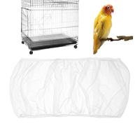 Couverture de cage d'oiseau, avec bandeau élastique, protection contre la poussière, couverture de cage pour perroquets, pinsons, séparateurs, nymphes, maïne, intérieur et extérieur, camping et