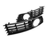 Couverture de calandre de Phare antibrouillard ava Car Front Bumper Fog Light Cover Grilles Black Fog Light Trim 8E0807681/782298902432 Driving Lamp Trims for A-u&d-i A4 B6 2001-2005