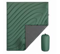 Couverture de camping d'extérieur portable, imperméable, convient pour toutes les saisons pour garder votre corps au chaud, avec sac de transport pratique, 192 x 132 cm