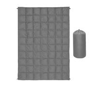 Couverture de camping en duvet - Taille compacte | Couverture compacte | Couverture de camping pour la chaleur en plein air, randonnée, voyage, pique-nique et usage quotidien