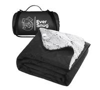 Couverture de camping imperméable EverSnug Sherpa - Couverture d'extérieur extra épaisse et chaude en polaire Sherpa pour camping, pique-niques,